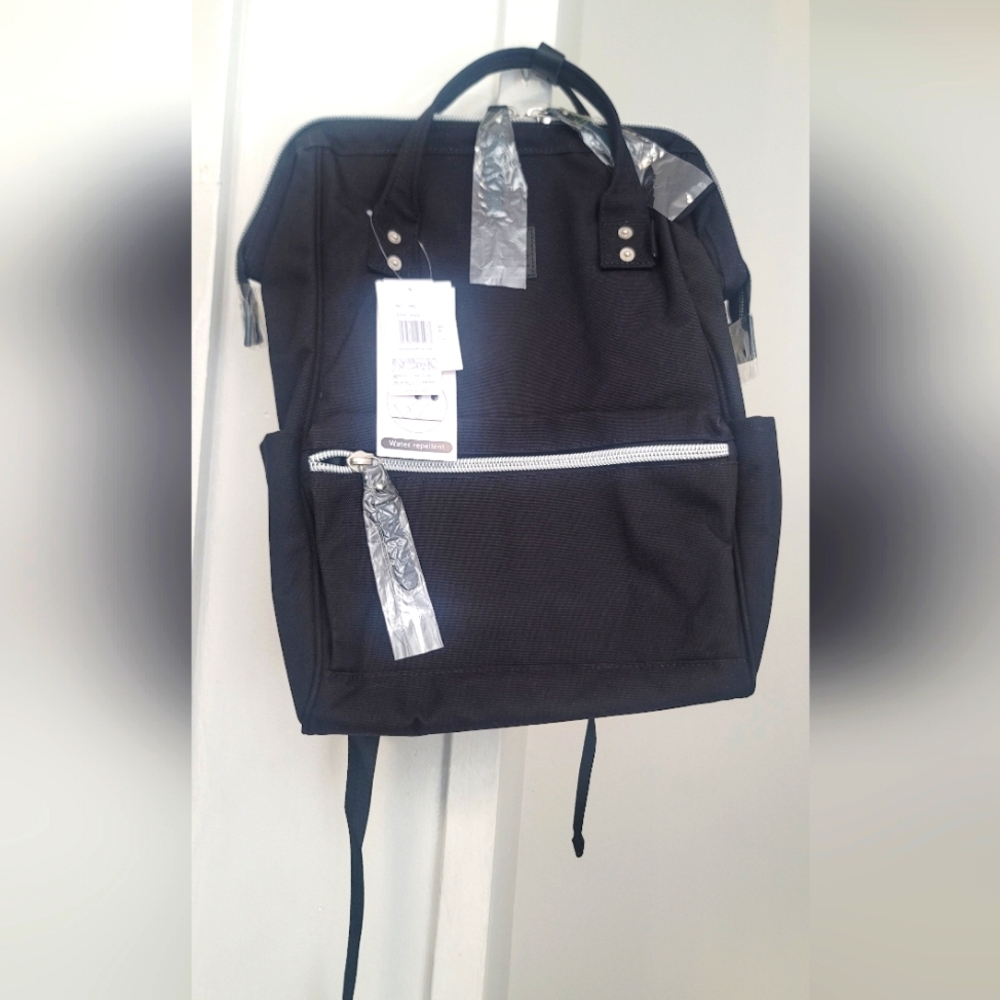 Himawari Laptop Backpack, Stylish Eco-Friendly Canvas, 11"x16"x6.3"